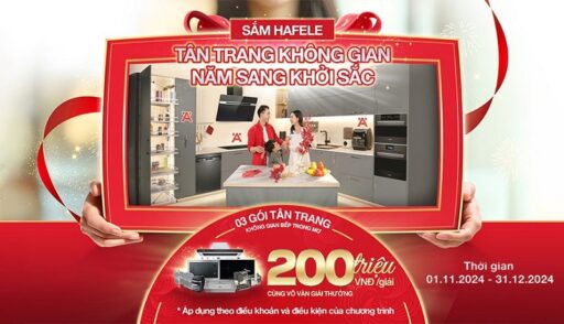 Tân trang bếp đẹp – Đón Tết rộn ràng cùng Hafele và Bếp Hoàng Cương!