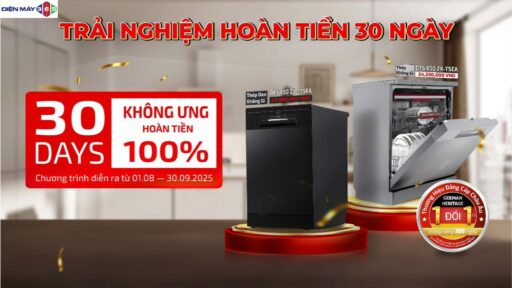 Dùng thử máy rửa chén Teka 30 ngày tại nhà chỉ có tại Bếp Hoàng Cương