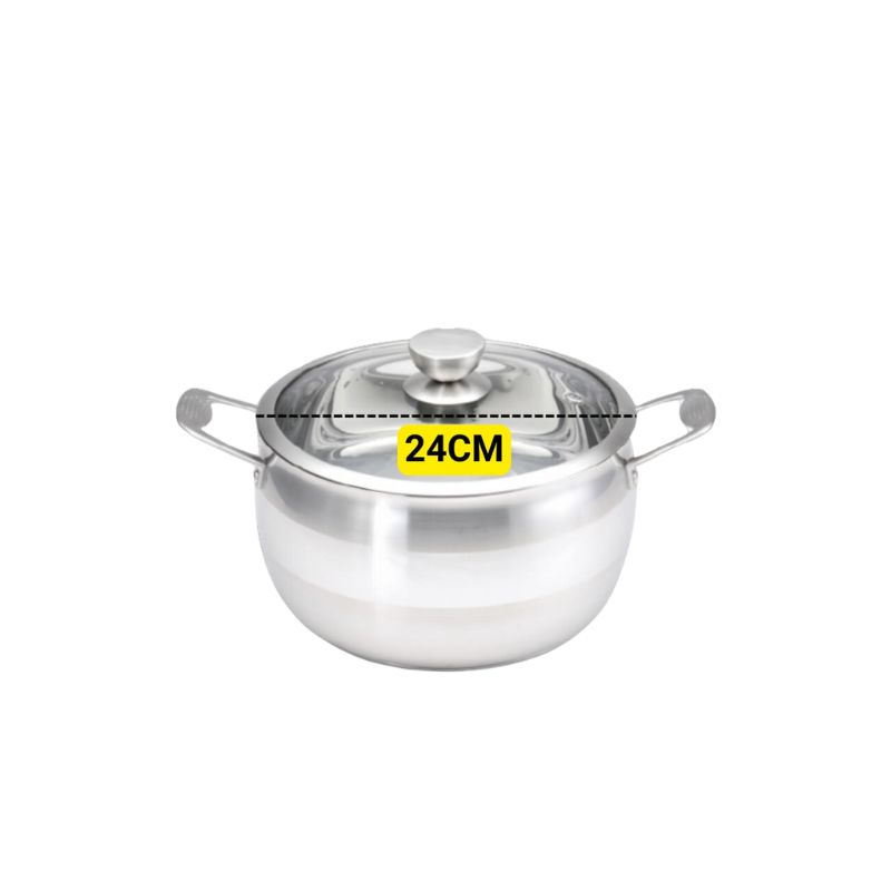 Nồi inox Malloca SA-099 cao cấp 4 Kích thước Nồi inox Malloca SA-099 cao cấp