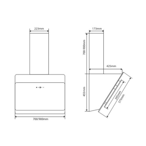 Thông số Kích thước Máy hút mùi Lorca TA-6008C-70